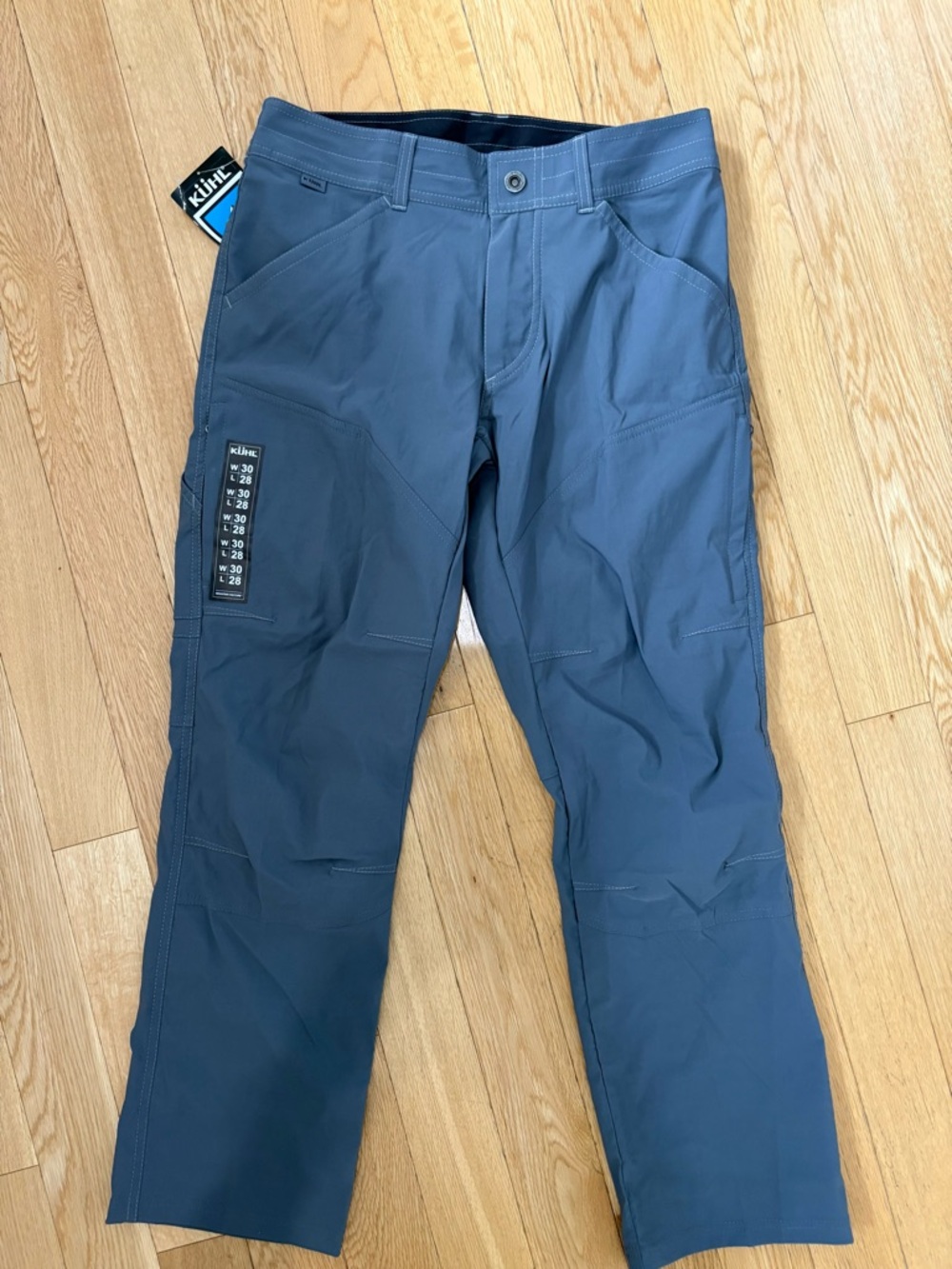 NWT KÜHL Renegade Pant Metal Blue Gorpcore Hiking Tech Utility Men's 30x28 - Picture 6 of 6